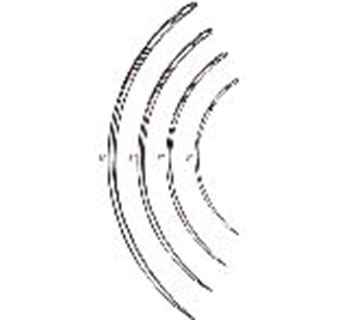 JORVET™ 3/8 IN CURVED SUTURE NEEDLE 6 IN 12/PKG