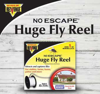 REVENGE® HUGE STICKY FLY TAPE 1321 FT L X 3/8 IN W