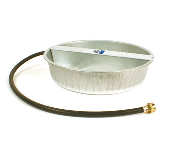 PET LODGE® EVER FULL PET BOWL 13 QT STEEL GALV