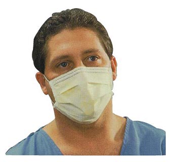 JORGENSEN SURGICAL MASKS 3 PLY WITH EARLOOPS 50/PKG