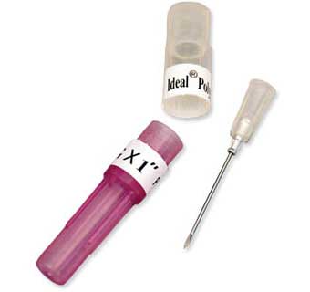 IDEAL® DISPOSABLE NEEDLE POLY HARD 25 GA X 5/8 IN 100/PKG