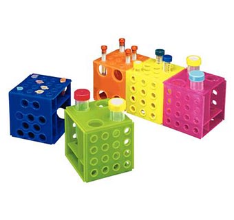 UNIVERSAL CUBE TEST TUBE RACK 2/PKG