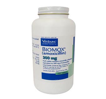 BIOMOX® (AMOXICILLIN TABLETS) 200 MG 500/BOTTLE (RX)