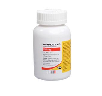 SIMPLICEF™ 100 MG TABLETS 250/BOTTLE (RX)