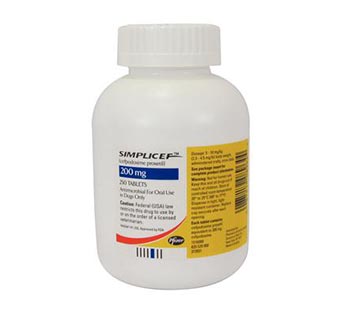 SIMPLICEF™ TABLETS 200 MG 250/BOTTLE (RX)