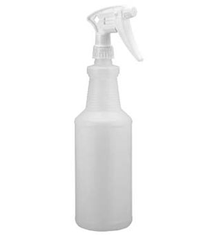 MODEL 220™ SPRAY BOTTLE 32 OZ PLAIN NATURAL HDPE