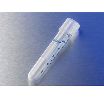 FALCON® TEST TUBE 14 ML 17 MM X 100 MM CLEAR POLYPROPYLENE STERILE 25/PKG