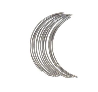 SURGEON'S NEEDLES 3/8 CIRCLE CUTTING EDGE REVERSE CUTTING SIZE 2 12/PKG