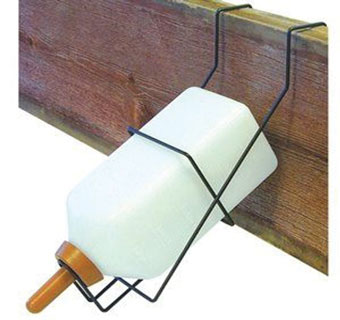 3 QT NURSING BOTTLE HOLDER WIRE RACK POWDER-COATED STEEL