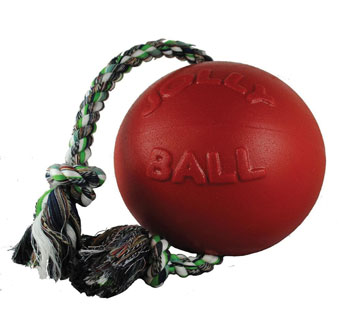 JOLLY PETS® ROMP-N-ROLL JOLLY BALL MED 6 IN RED