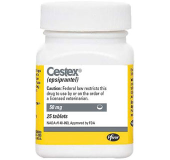 CESTEX® TABLETS 50/BOTTLE (RX)