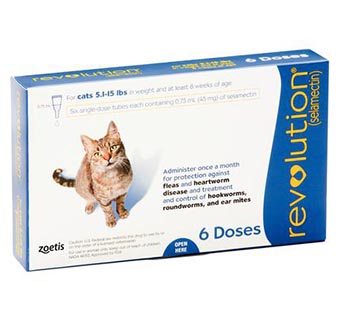 REVOLUTION® FELINE 5.1-15 LB – BLUE 6/PKG (RX)