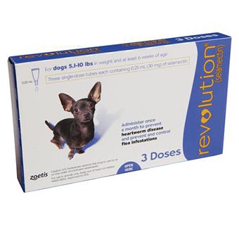 REVOLUTION® CANINE 5.1-10 LB – PURPLE 3/PKG (RX)