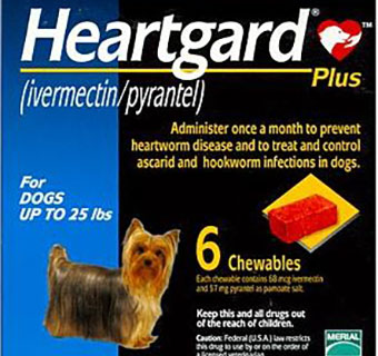 HEARTGARD® PLUS K9 (RX) BLUE (0-25LB) 6 DOSE X 10 (SOLD IN HAWAII ONLY)