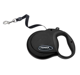 POWER WALKER® 08702 RETRACTABLE DOG LEASH PLASTIC XS 12 FT BLACK