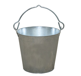 GALVANIZED DAIRY PAIL - 12 QUART - EACH