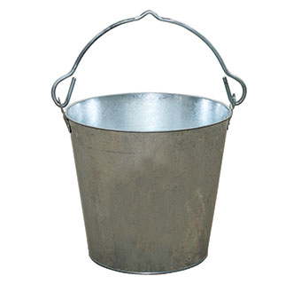 GALVANIZED DAIRY PAIL - 8 QUART - EACH