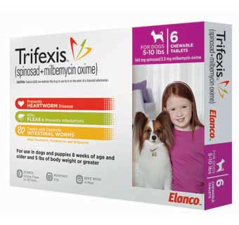 TRIFEXIS® 5-10 LB PINK 6 DOSES (RX)