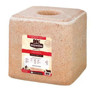 REDMOND IODIZED SALT BLOCK 0.35-0.85% 44 LB