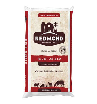 REDMOND SALT HIGH IODIZED 1500 50 LB