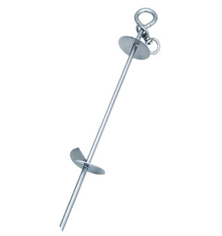 TITAN® GIANT AUGER DOME DOG TIE-OUT STAKE 1/PKG