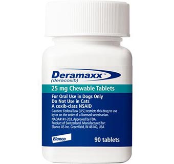 DERAMAXX® CHEWABLE TABLETS 25 MG 90/BOTTLE (RX)
