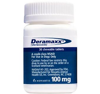DERAMAXX® CHEWABLE TABLETS 100 MG 30/BOTTLE (RX)