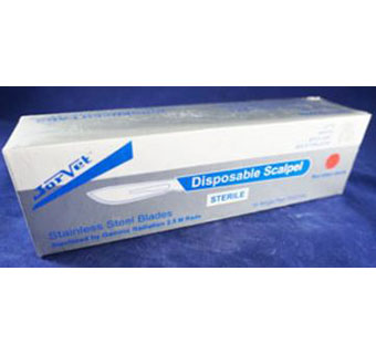 SCALPEL DISPOSABLE STAINLESS STEEL #21 10/PKG