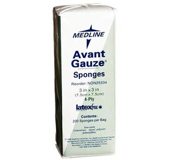 AVANT NON-STERILE NON-WOVEN GAUZE 3 IN X 3 IN 4 PLY 200/PKG
