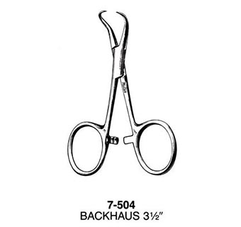 BACKHAUS TOWEL CLAMP 3-1/2 IN 1/PKG