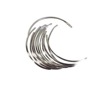 SURGEON'S NEEDLES 3/8 CIRCLE CUTTING EDGE REVERSE CUTTING SIZE 18 12/PKG