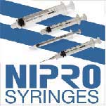 NIPRO DISPOSABLE 3 CC LL SYRINGES WITH NEEDLE 22 GA X 1 IN 100/PKG