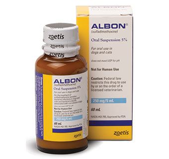 ZOETIS ALBON® ORAL SUSPENSION 5% 60 ML (RX)