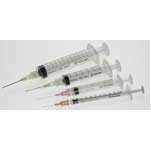 TERUMO HYPODERMIC LUER LOCK SYRINGE W/ NEEDLE 3CC 20G X 1 INCH UTW 100 COUNT