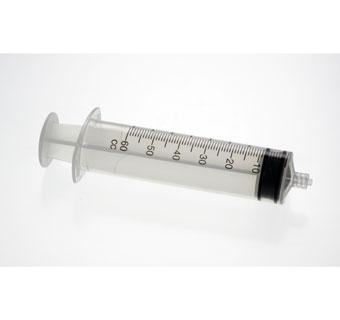 TERUMO HYPODERMIC LUER LOCK SYRINGE W/O NEEDLE 60CC 25 COUNT