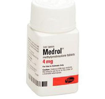 MEDROL® 4 MG TABLETS 500/BOTTLE (RX)