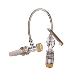 MICROBORE T-CONN EXTENTION SET WITH INJECT PLUG 5 IN - 1/PKG