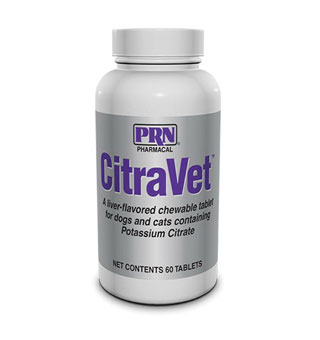 CITRAVET® POTASSIUM CITRATE CHEWABLE TABLETS 675 MG (RX) 60/CT