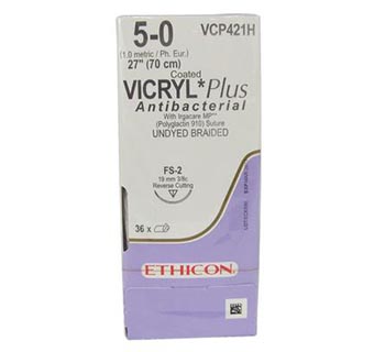 ETHICON™ COATED VICRYL® PLUS ANTIBACTERIAL SUTURE VCP421H 27 IN (FS-2) 36/PKG