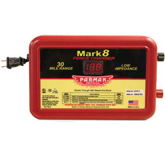 PARMAK PRECISION® MARK 8 MULTI-POWER ELECTRIC FENCE CHARGER 110 - 120 VAC