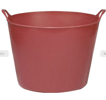 POLY RUBBER FLEXTUB - 11 GALLON - HOT PINK - EACH