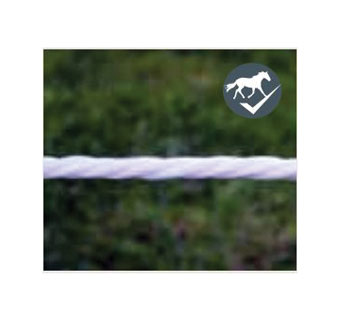 PATRIOT™ POLYROPE 6-STRAND STAINLESS STEEL 660 FT L X 1/4 IN W WHITE