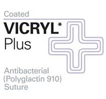 ETHICON™ COATED VICRYL® PLUS SUTURES VCP453G 27 IN (FS-1) - 12 COUNT