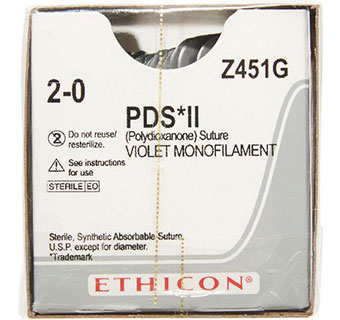 ETHICON™ PDS® II SUTURES Z451G 27 IN (FS-1) 12/PKG