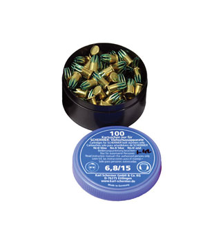 SCHERMER MEDIUM POWER LOAD STUNNER CARTRIDGE BLUE 100/PKG