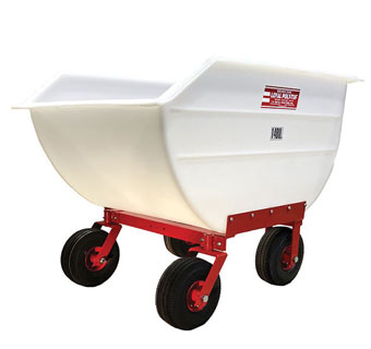 LOYAL POLY-TUF® POLY TUFF UTILITY FEED CART 800 LB POLYETHYLENE