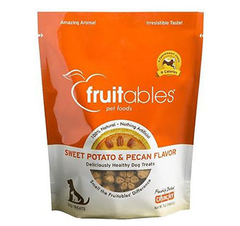 FRUITABLES® DOG TREATS SWEET POTATO PECAN 7 OZ