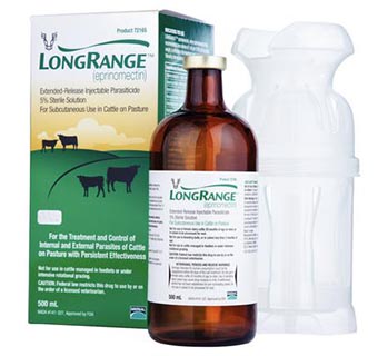 LONGRANGE™ CATTLE DEWORMER 500 ML 1/PKG (RX)