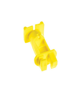 PATRIOT™ SLANT NAIL-ON INSULATOR 2 IN FOR WOOD POST YELLOW 25/PKG
