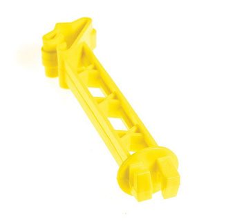 PATRIOT™ BACKSIDE EXTENDER INSULATOR 5 IN FOR STD T-POST YELLOW 25/PKG